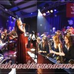 Big band weihnachtskonzert mit schriftzug